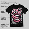 White Fluo Pink DopeSkill T-Shirt Lick My Kicks Graphic