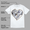 Frozen Moments 4s DopeSkill T-Shirt Heart AJ 4 Graphic