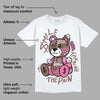 Dunk Smokey Mauve Playful Pink White Brown DopeSkill T-Shirt Smile Through The Pain Graphic