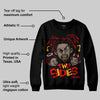 Red 'Two Sides' DopeSkill Graphic Sweatshirt