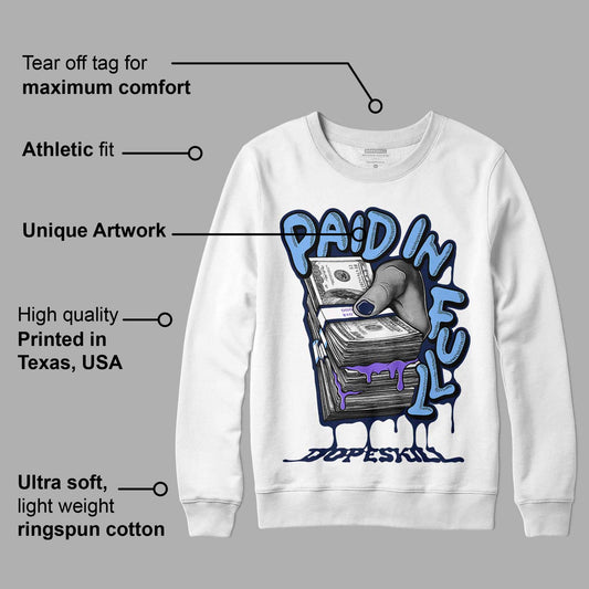 Georgetown 5s DopeSkill Sweatshirt Paid In Full Graphic