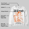 Orange Black White DopeSkill Sweatshirt All Earned Graphic