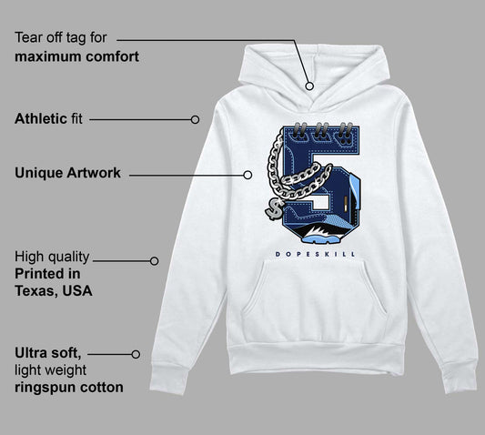 Georgetown 5s DopeSkill Hoodie Sweatshirt No.5 Graphic