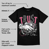 White Fluo Pink DopeSkill T-Shirt Trust No One Graphic