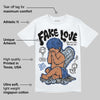 Awake NY x Racer Blue 5s DopeSkill T-Shirt False Love Graphic