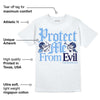 University Blue Collection DopeSkill T-Shirt Protect Me From Evil Graphic