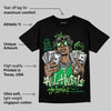 Jumpman Jack “Green Spark” DopeSkill T-Shirt All Hustle No Luck Graphic