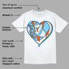 Dunk Low Futura University Blue DopeSkill T-Shirt Heart AJ 1 Graphic