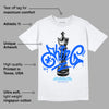 Royal Blue Collection DopeSkill T-Shirt King Chess Graphic