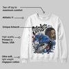 Awake NY x Racer Blue 5s DopeSkill Sweatshirt Stressless Graphic