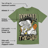 Olive Collection DopeSkill Olive T-shirt Sorry I've Been Trappin Graphic