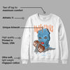 Dunk Low Futura University Blue DopeSkill Sweatshirt Money Talks Graphic