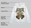 Olive Collection DopeSkill Hoodie Sweatshirt At The Top Graphic