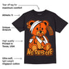 Brilliant Orange 12s DopeSkill T-Shirt Hurt Bear Graphic