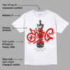 Fire Red 3s DopeSkill T-Shirt King Chess Graphic