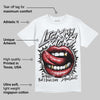 White Cement 4s DopeSkill T-Shirt Lick My Kicks Graphic