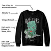 Green Glow 1s DopeSkill Sweatshirt Money Talks Graphic