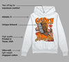 Orange Black White DopeSkill Hoodie Sweatshirt Get Rich Graphic