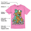 Dunk Playful Pink Multi Color Bronzine Clear Jade Luminous Green DopeSkill Pink T-shirt MOMM Bear Graphic