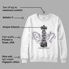 Cement Grey 2s DopeSkill Sweatshirt Queen Chess Graphic