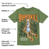 Olive 5s DopeSkill Olive T-shirt Thunder Dunk Graphic