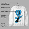 University Blue Toe 1s DopeSkill Sweatshirt Self Made Graphic