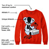 Toro Bravo 6s DopeSkill Varsity Red Sweatshirt Sneakerhead BEAR Graphic