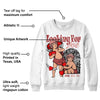 Dune Red 13s DopeSkill Sweatshirt Looking For Love Graphic