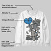 Cool Grey 9s DopeSkill Sweatshirt Love Sick Graphic