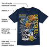 Michigan Dunks DopeSkill Midnight Navy T-Shirt Side Hustle Graphic