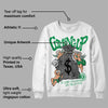 Lucky Green 3s DopeSkill Sweatshirt Money Bag Coming Up Graphic