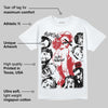 Fire Red “Black Tongue” 5s DopeSkill T-Shirt Built Different Graphic