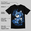 Foamposite One Dark Neon Royal DopeSkill T-Shirt Smile Through The Pain Graphic