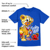 Royal Blue Collection DopeSkill Royal Blue T-shirt Broken Heart Graphic