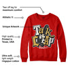 Red Collection DopeSkill Red Sweatshirt Talk Is Chip Graphic