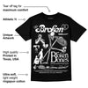 Black and White Collection DopeSkill T-Shirt Broken Bones Graphic