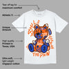 Dunk Low Futura Orange Blaze DopeSkill T-Shirt Smile Through The Pain Graphic