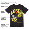 Yellow Snakeskin 11s DopeSkill T-Shirt Loser Lover Graphic