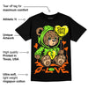 Neon Green Collection DopeSkill T-Shirt Broken Bear Graphic