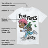 Cobalt Bliss 3s DopeSkill T-Shirt Fear Fuels The Hustle Graphic