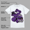 Field Purple 12s DopeSkill T-Shirt Bear Steals Sneaker Graphic