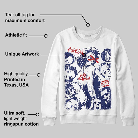 Rare Air 11s DopeSkill Sweatshirt Built Different Graphic