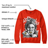 Red Foam Runner DopeSkill Vermillion Red Sweatshirt Hold My Own Graphic