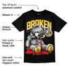 Yellow Ochre 6s DopeSkill T-Shirt Sick Bear Graphic