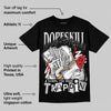 White Thunder 4s DopeSkill T-Shirt Sorry I've Been Trappin Graphic