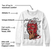 Red Taxi 12s DopeSkill Sweatshirt Never Stop Hustling Graphic