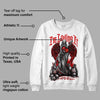 Red Cement 4S DopeSkill Sweatshirt New I'm Loving It Graphic