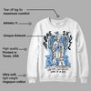 Powder Blue 9s DopeSkill Sweatshirt Angels Graphic