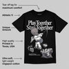 Leather Curb Sneakers White Anthracite DopeSkill T-Shirt Play together, Stay together Graphic