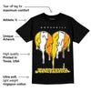 Yellow Ochre 6s DopeSkill T-Shirt Juneteenth Heart Graphic